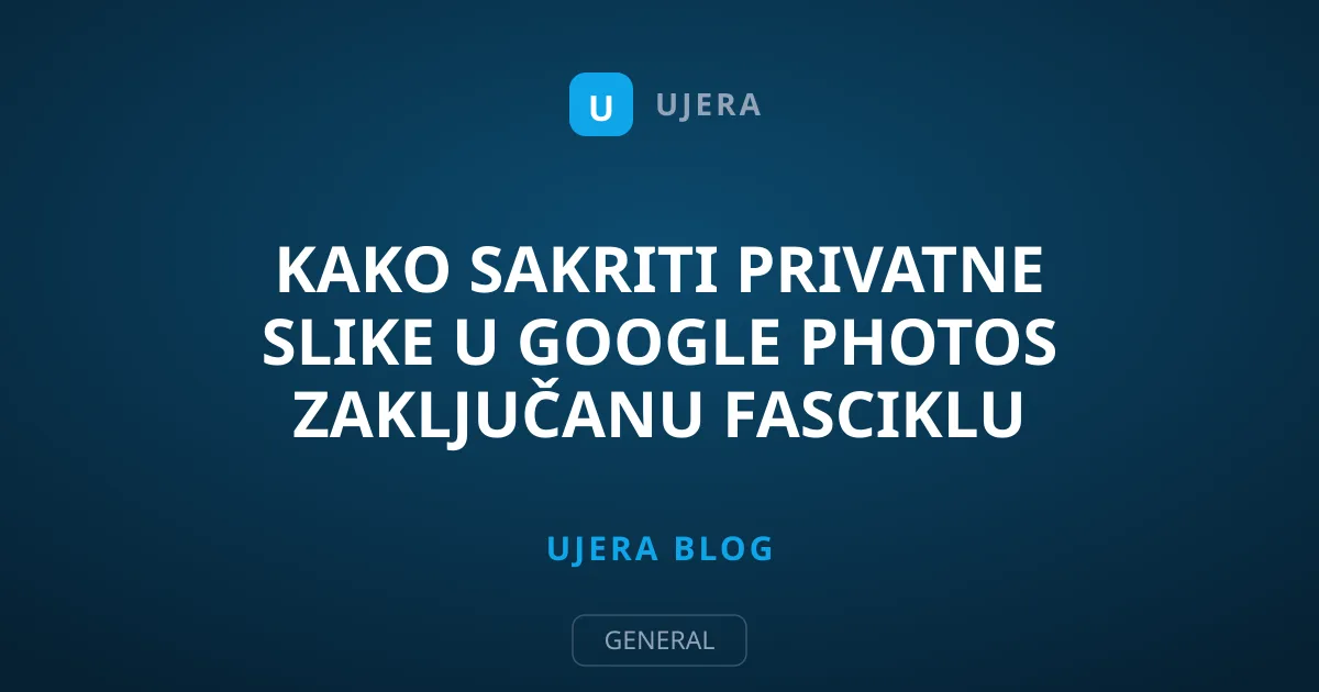 Kako sakriti privatne slike u Google Photos zaključanu fasciklu