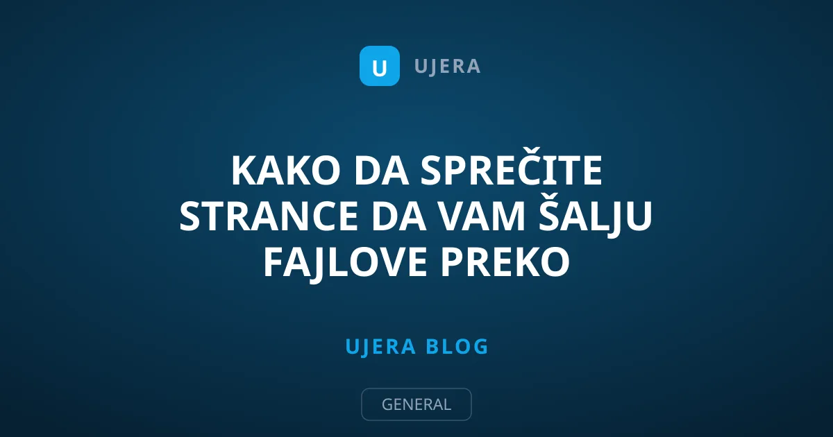 Kako da sprečite strance da vam šalju fajlove preko AirDrop-a